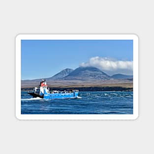 The ferry heading over to Jura, Scotland Magnet