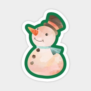 funny snowman Magnet