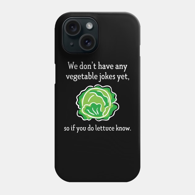 Vegetable Jokes Phone Case by LuckyFoxDesigns