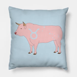 Taurus (Baby Pink) Pillow