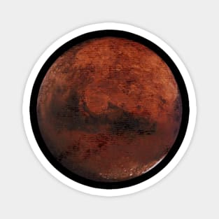 Planet Mars Magnet