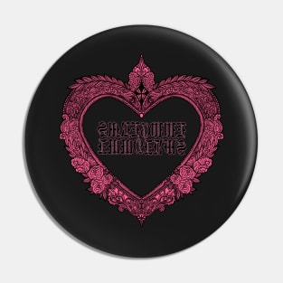 Eww Heart Pink Pin