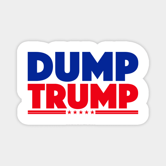 DUMP TRUMP Magnet by FREESA