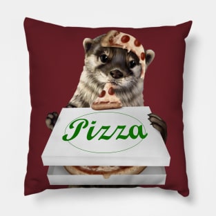 Pizza otter Pillow