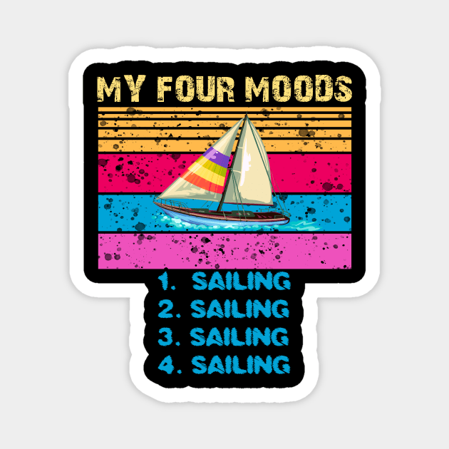 Funny Sailing Boat Magnet by Imutobi