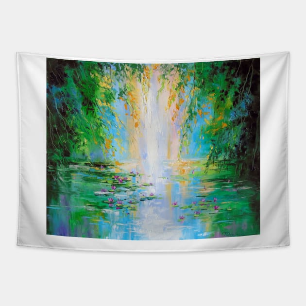 Pond Tapestry by OLHADARCHUKART