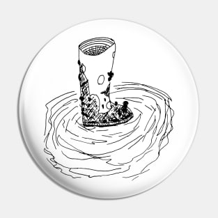 Muddy Boots Ink Design Pin