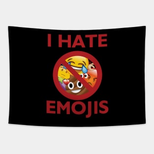 I hate emojis Tapestry