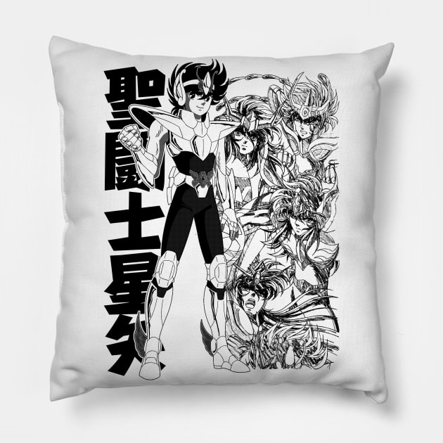 Athena no Saint Pillow by geekingink