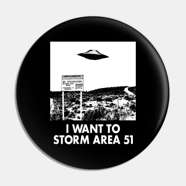 Storm Area 51 Retro Vintage Meme For Alien Sci-fi Fans Pin by BoggsNicolas