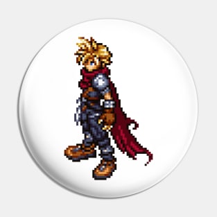 Cloud Strife Sprite Pin