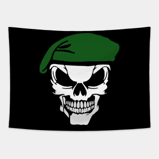 Military skull Tapestry