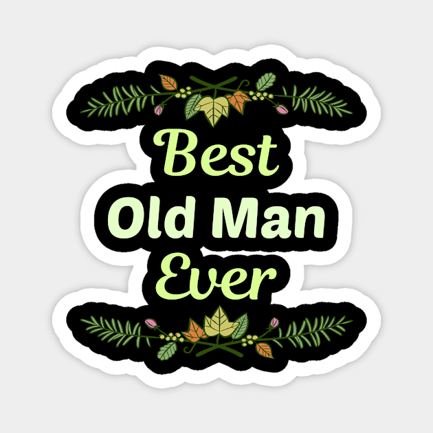 Family Leaf Old Man Magnet by Happy Life