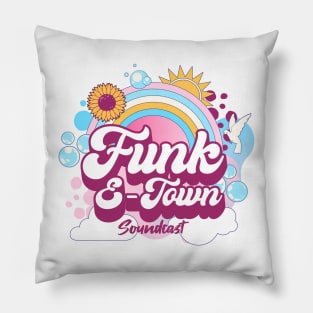 FUNK E-TOWN SOUNDCAST  - Rainbow Shadow (pink) Pillow