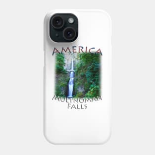 America - Oregon - Multnomah Falls Phone Case