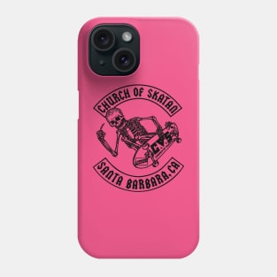 Church of Skatan (black) Phone Case