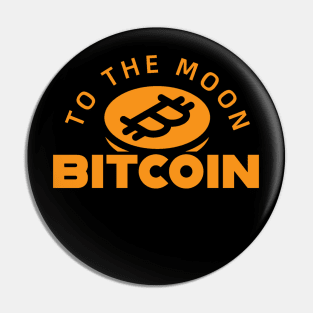 Bitcoin To The Moon Pin