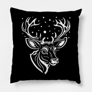 Santa's Reindeer 3 Pillow