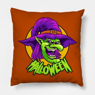 Stickers Halloween Vintage Pumpkin Scene Halloween Classic T-Shirt Pillow