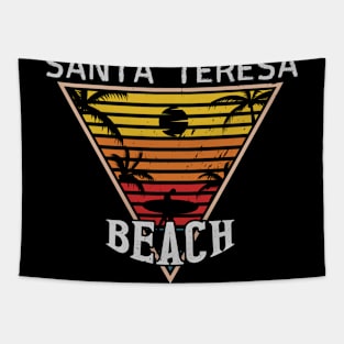 Beach happiness in Santa Teresa Tapestry