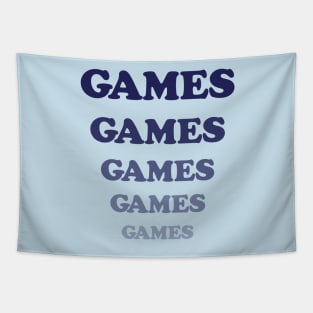 Character Tee, Games Games Games! Tapestry