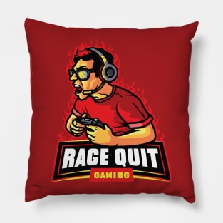 Rage Quit Gaming Pillow