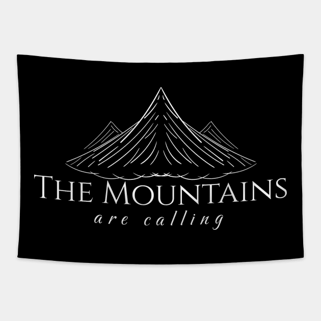 The Mountains Are Calling Tapestry by Aisiiyan