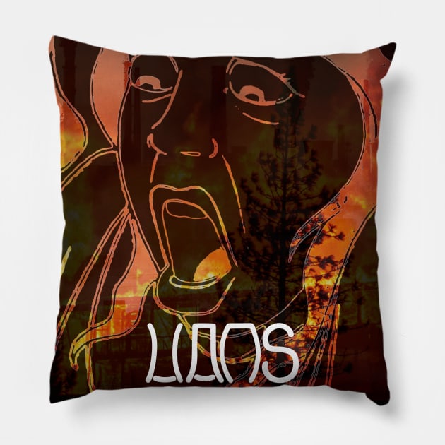 FEAR Pillow by Hans Designs