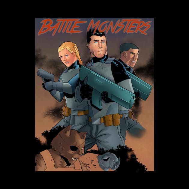 Battle Monsters Issue #1 Cover Art by Fortress Comics