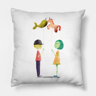 Dim Love T-Shirt Design Pillow