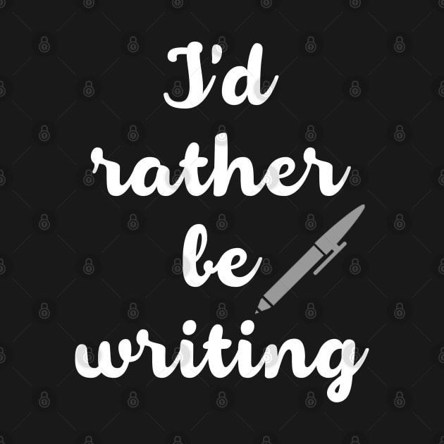 Rather be Writing, W by inkandespresso7