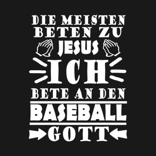 Baseball Pitcher Baseballschläger Base Runner T-Shirt