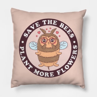 Save The Bees Pillow