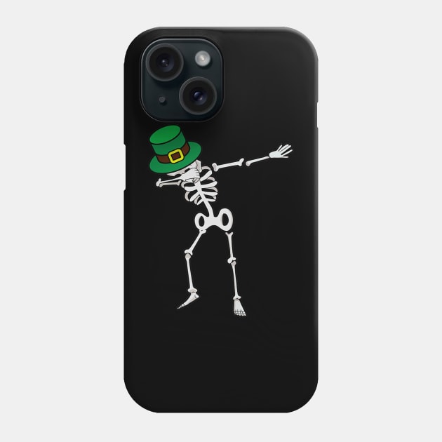 Dabbing Dab Hip Hop Floral Skeleton Phone Case by SkullGrungeSHOP