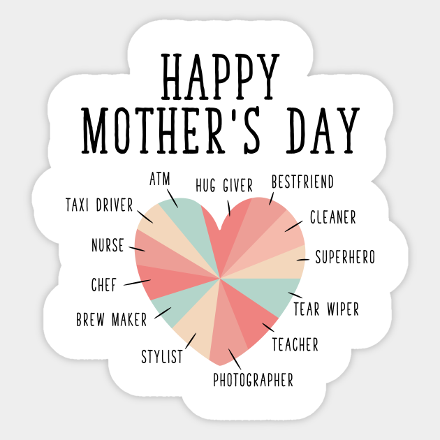 Happy First Mother S Day Mothers Day Sticker Teepublic