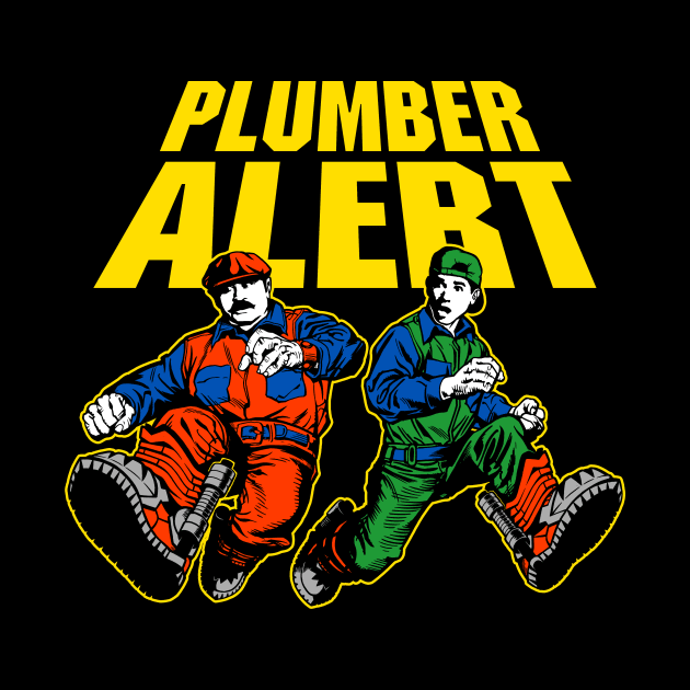 PLUMER ALERT SECOND-WARNING / Black variant by Campesino