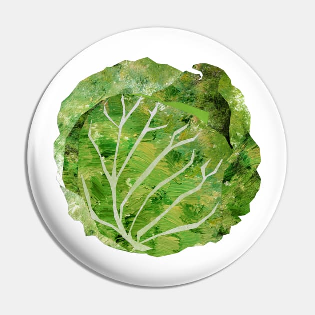 Cabbage Pin by Babban Gaelg