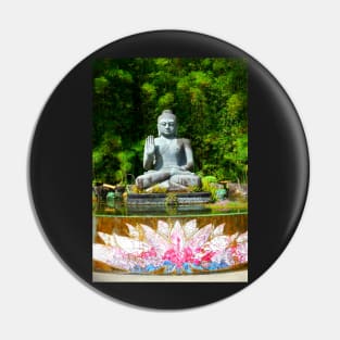 Lotus flower meditation garden Pin