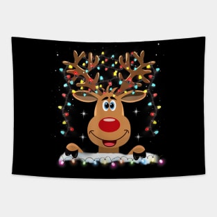 Rudolph Red Nose Reindeer - Santa Christmas Tapestry