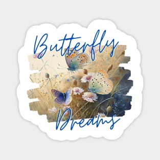 Serene Butterfly Dreams Magnet