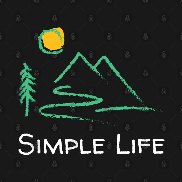 Simple Life - Crayon Landscape by Rusty-Gate98