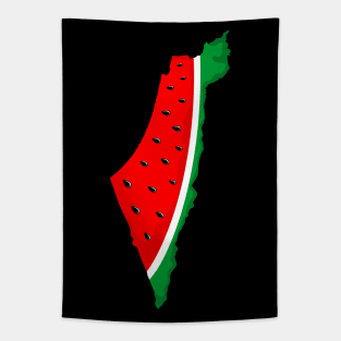 Palestine Map Watermelon Symbol of freedom Tapestry