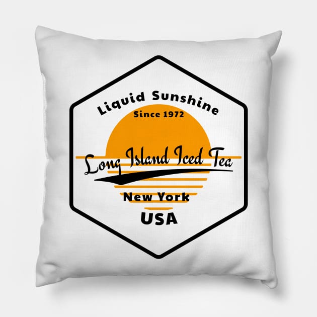 Long island iced tea - Since 1972 Pillow by All About Nerds