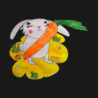 Easter carrot Bunny rabbit T-Shirt