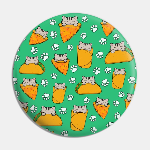 Cute cat pattern Pin by Purrfect