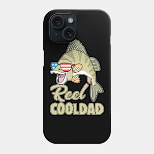 Real Cooldad Dad Bass Fishing Fisherman Phone Case