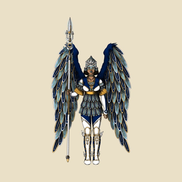 Ancient Warrior Angel by emiteal