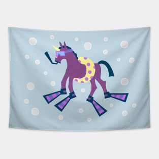 Summer Time Unicorn Fun Tapestry