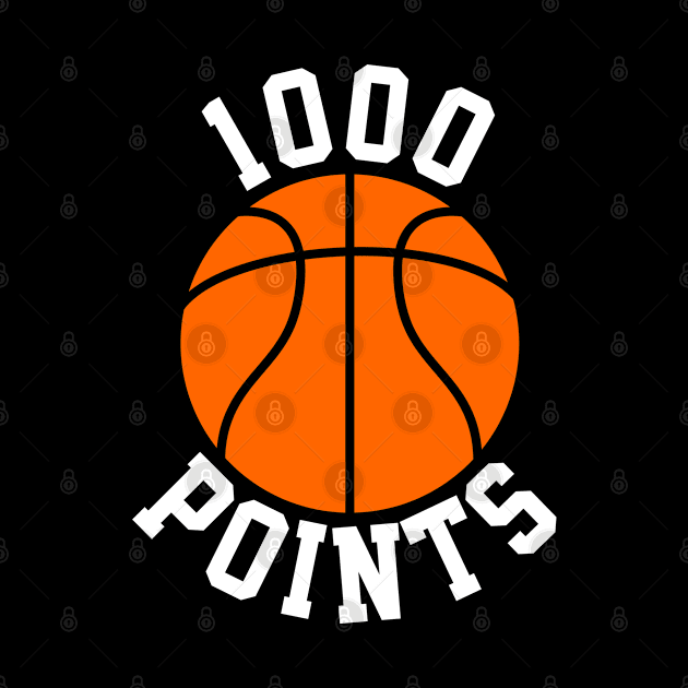 1000 Points Basketball Scorer High School Basketball Mom by CoolDesignsDz