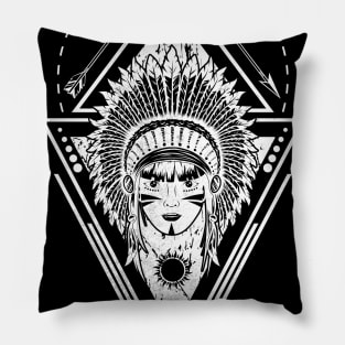 Native Girl Pillow